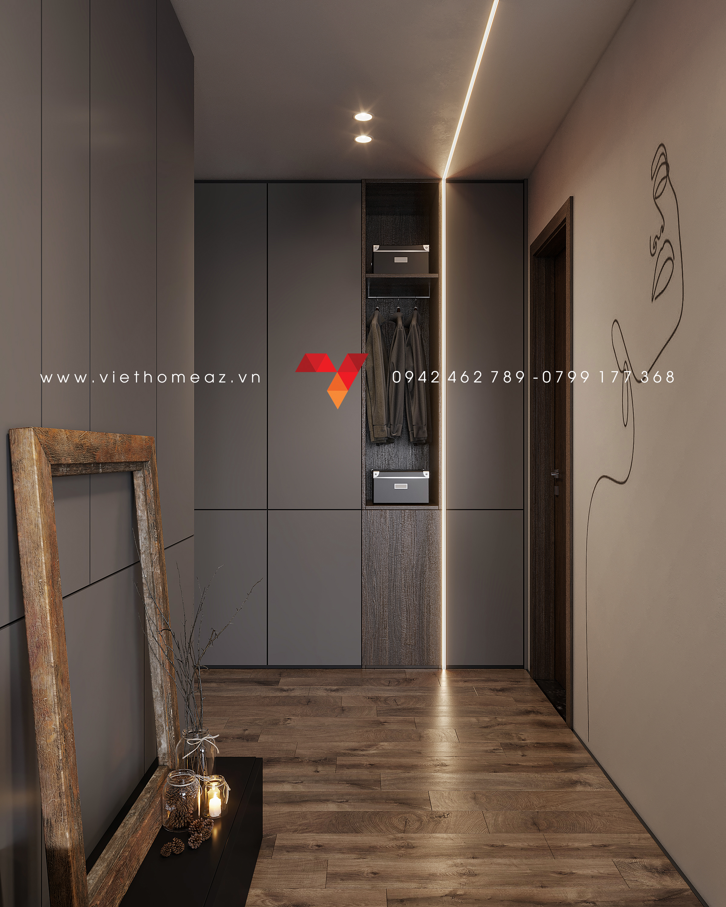 The Terra An Hung 公寓室内设计丨越南河内丨VietHome 建筑与室内设计公司-25