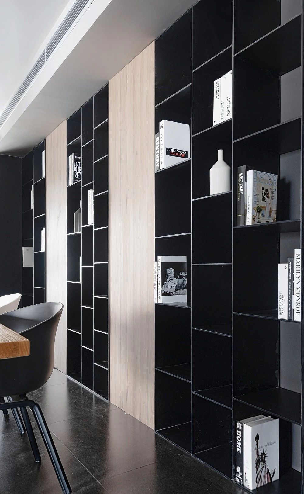 城市岛简约住宅设计,黑白灰打造艺术空间-29