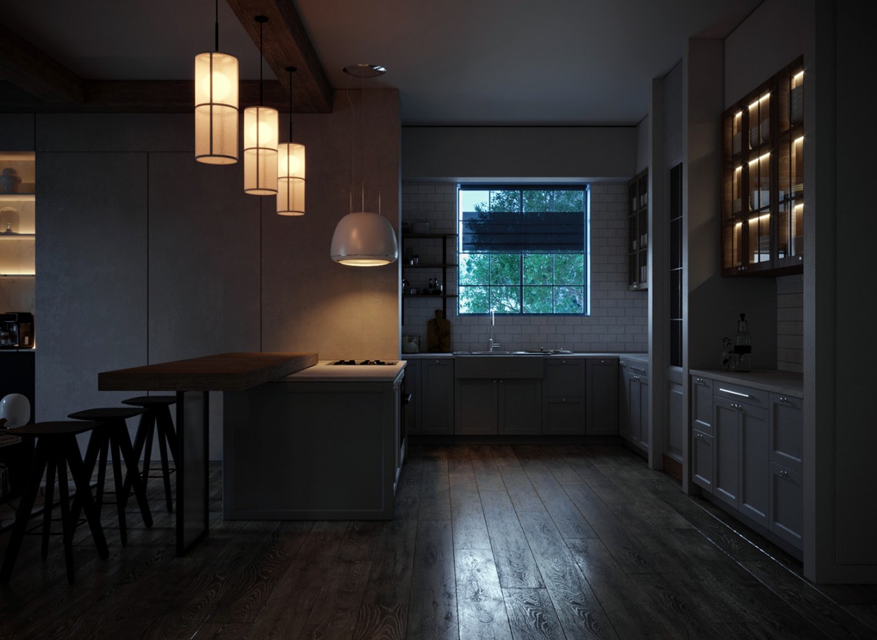 350㎡木与白，自然元素的温润质感-17