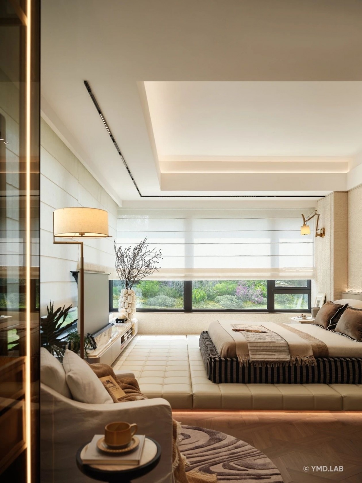 东莞华润旗峰润府120㎡《和‘班味’断交》| 上海岳蒙设计-49