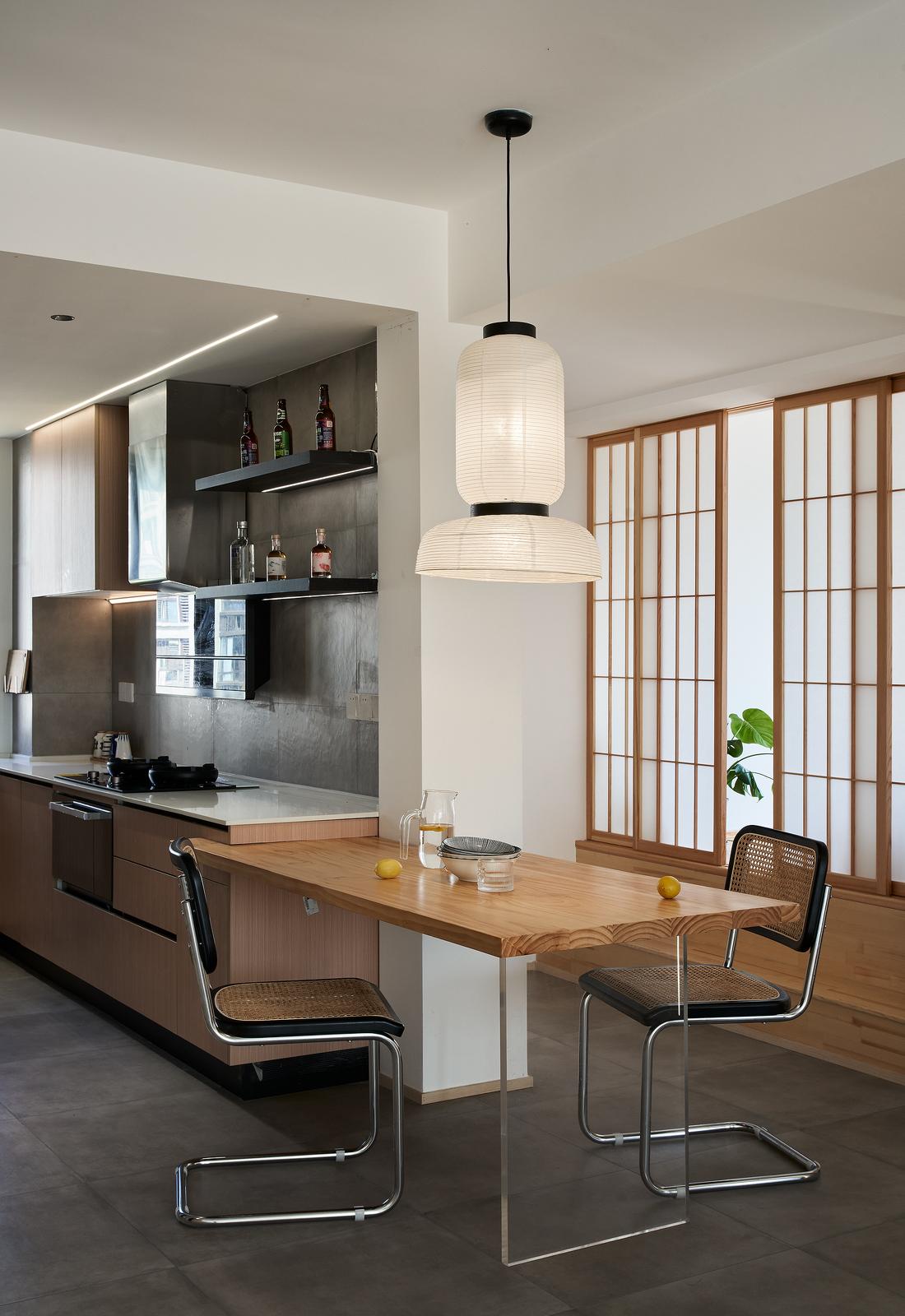 悠然自得 · 开放式餐厨与明亮客厅的断舍离生活美学-15