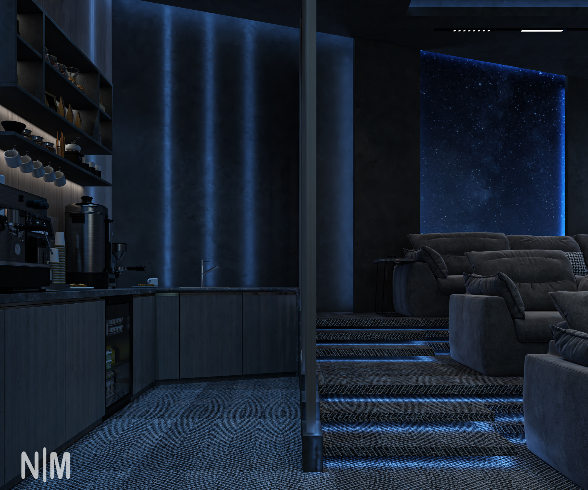 现代电影院房间设计丨沙特阿拉伯-9