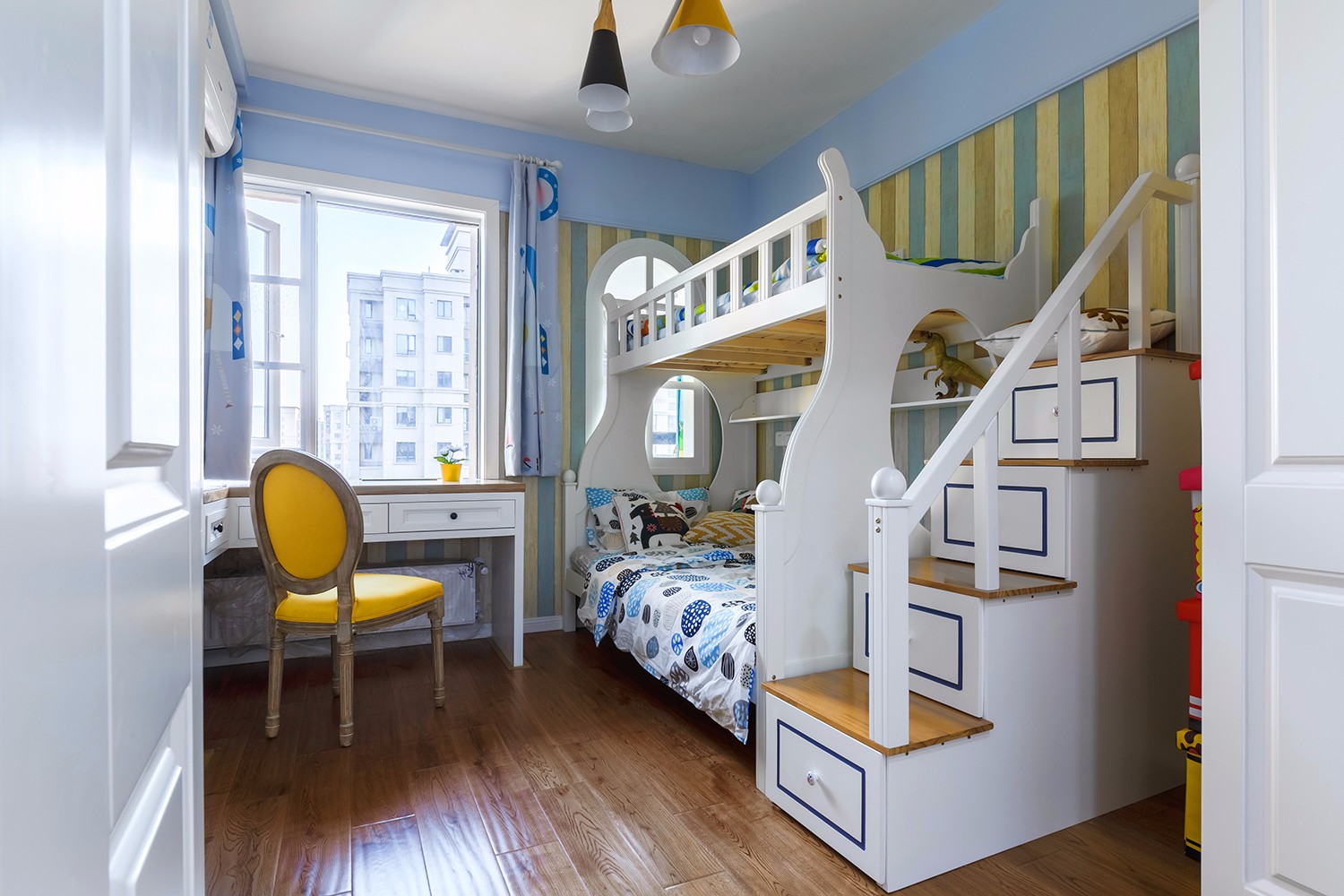 武汉90㎡北欧风格住宅  铭筑舍计-9