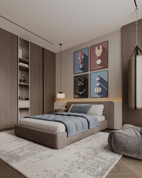 日落男孩卧室丨Sher.Architects