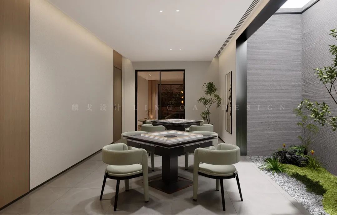 摩登东方 · 重庆上景臺合院别墅设计丨中国重庆丨麟戈设计-37