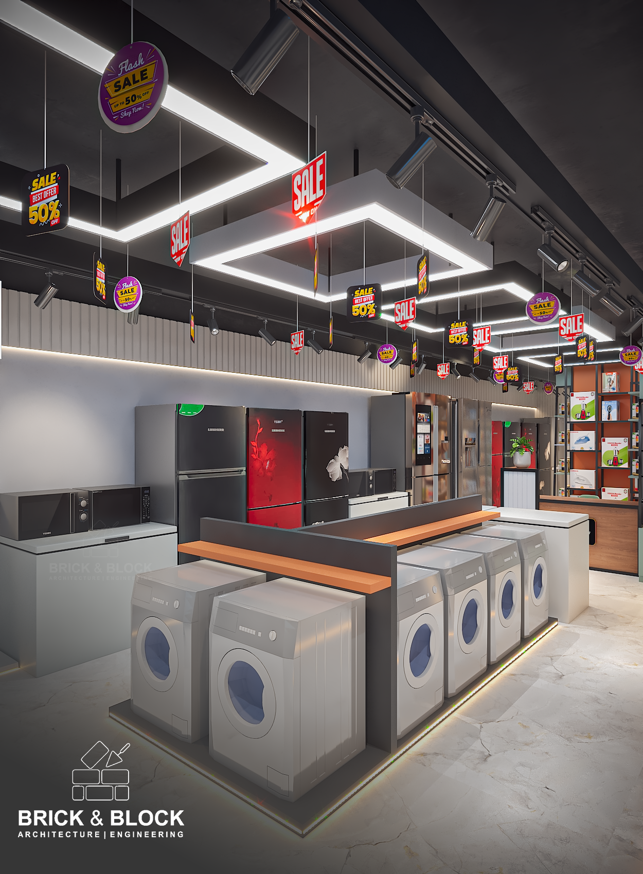 Electronics showroom 3d design-6