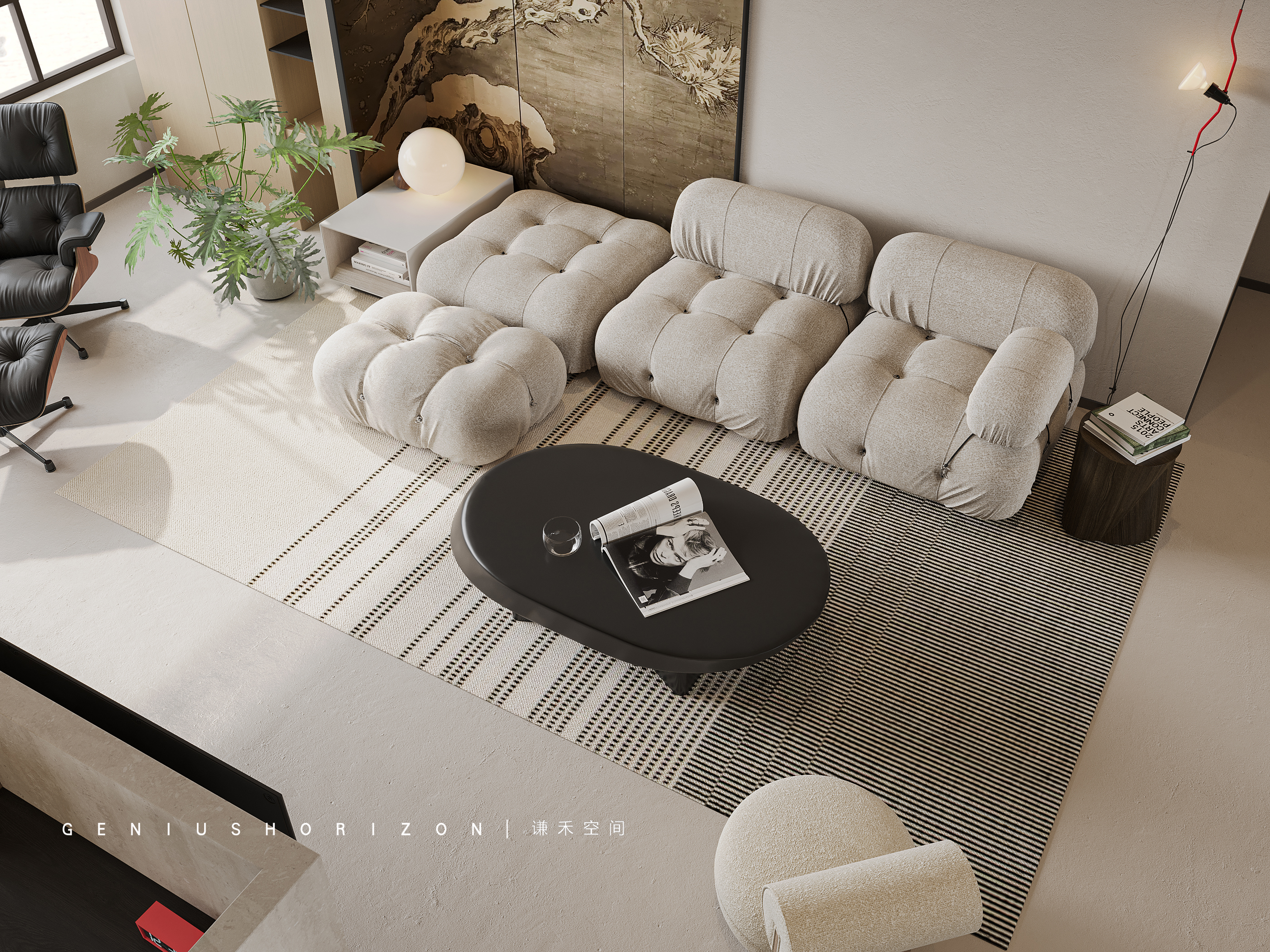 折中主义表现设计丨谦禾空间设计事务所-8