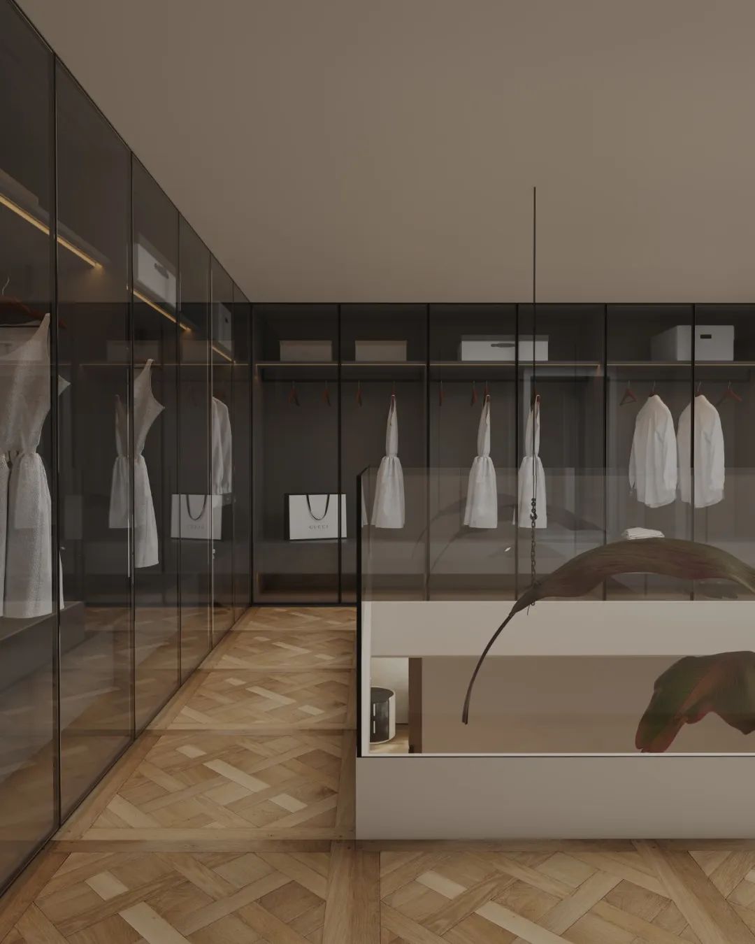 野奢绿意 · 550㎡空中湖景别墅设计丨HOMBLE 红柏设计-56