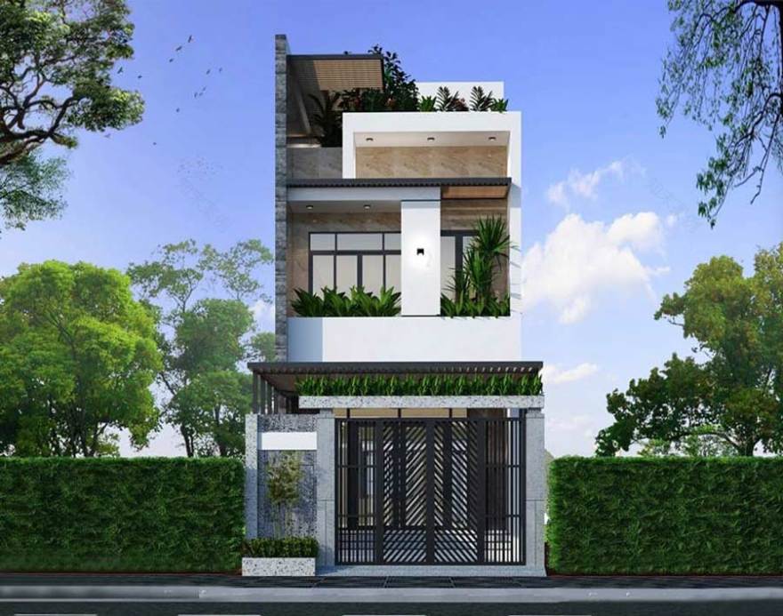 25+ 5·10m 2 层 3 卧室房屋设计案例-12