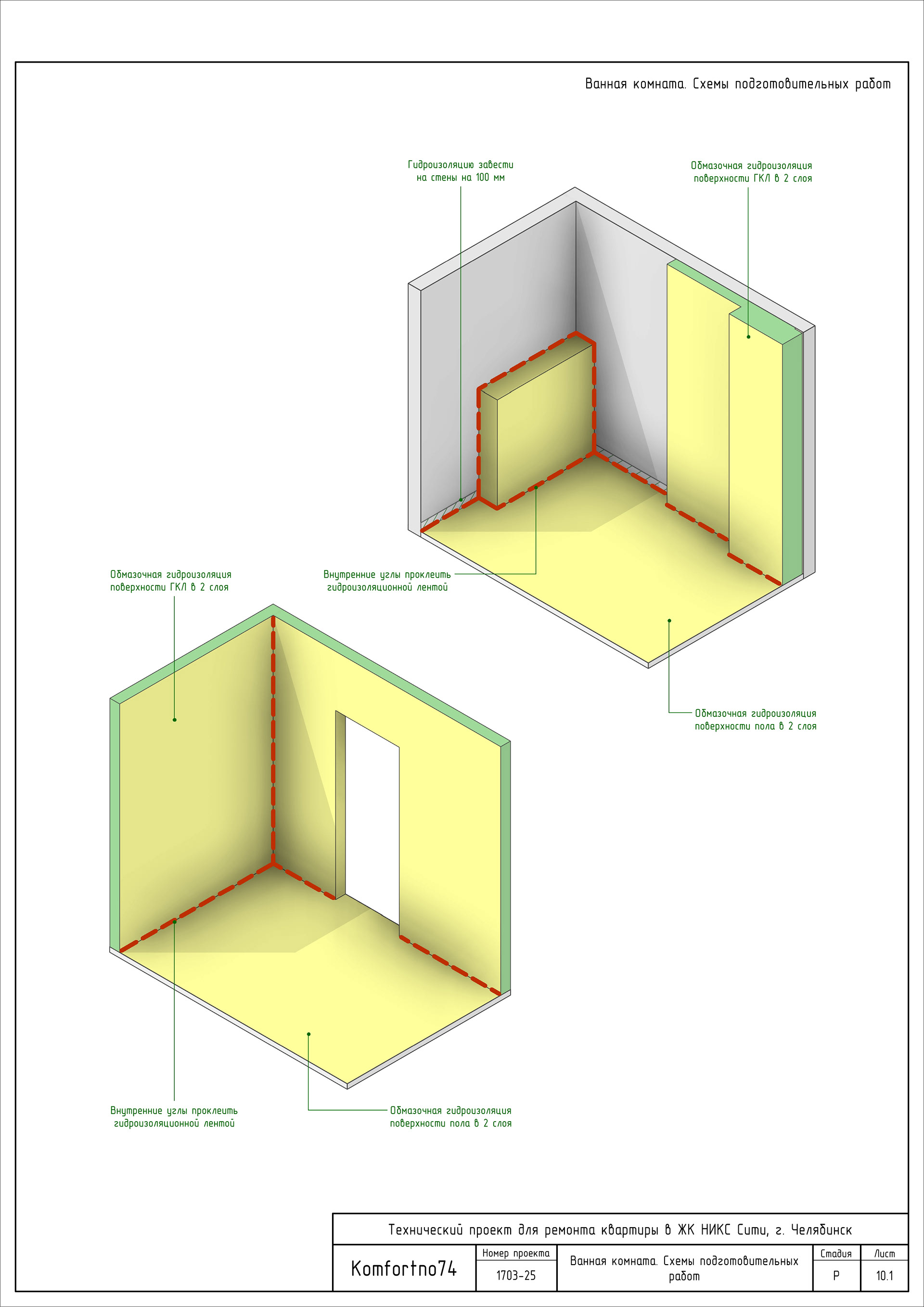 ЖК "НИКССити"室内技术设计（公寓装修项目）丨俄罗斯车里雅宾斯克-52