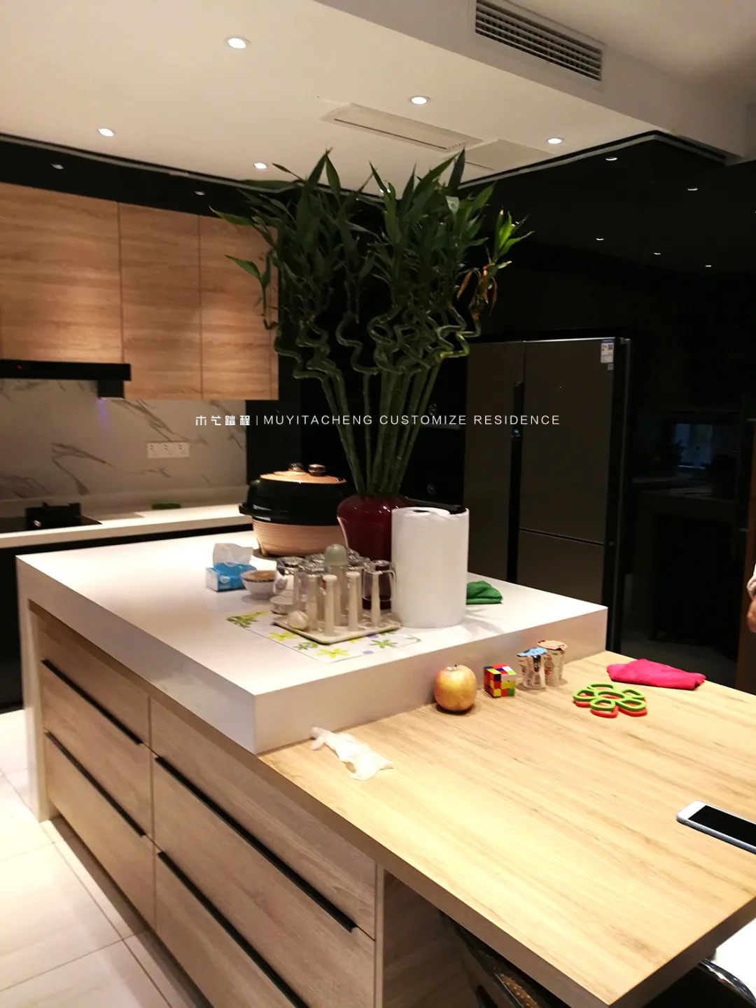 万科渝园现代简约厨房丨中国重庆丨木艺踏程-18
