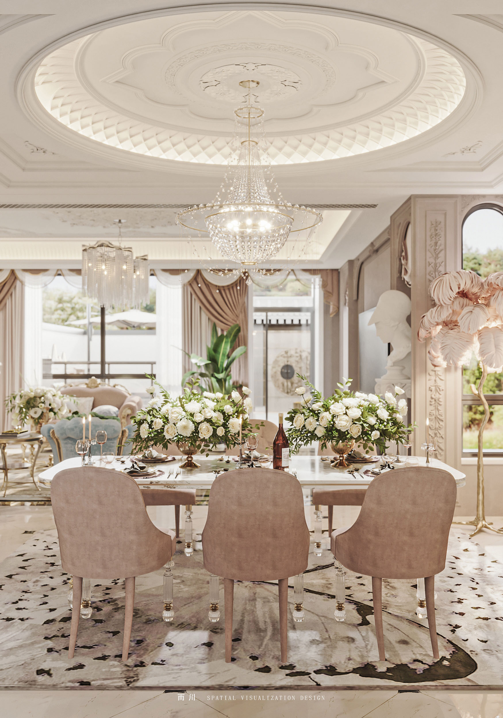 奶油法式丨魔方空间设计-15