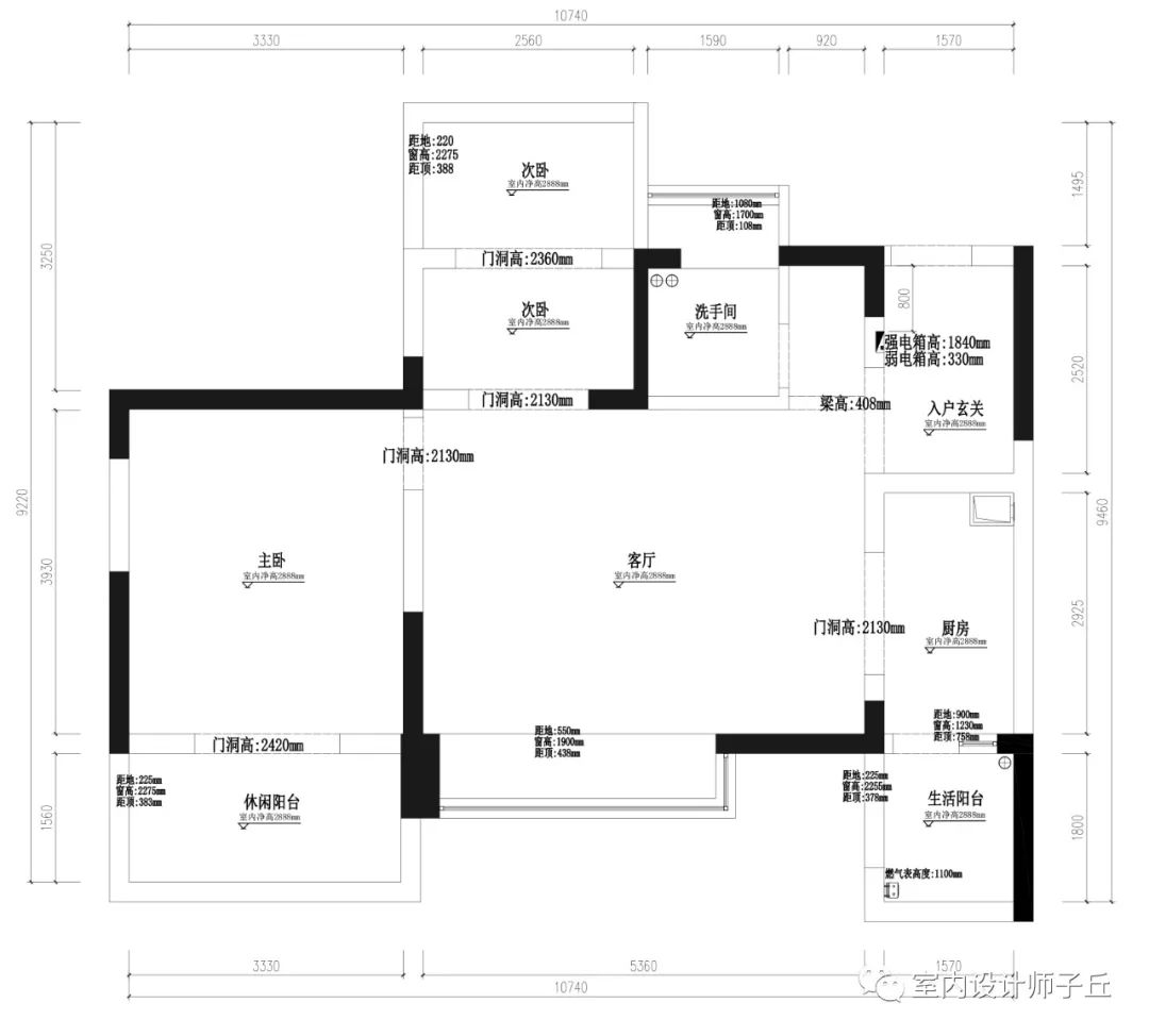 现代简约两室两厅,青姐的清心居所丨王兴波-14