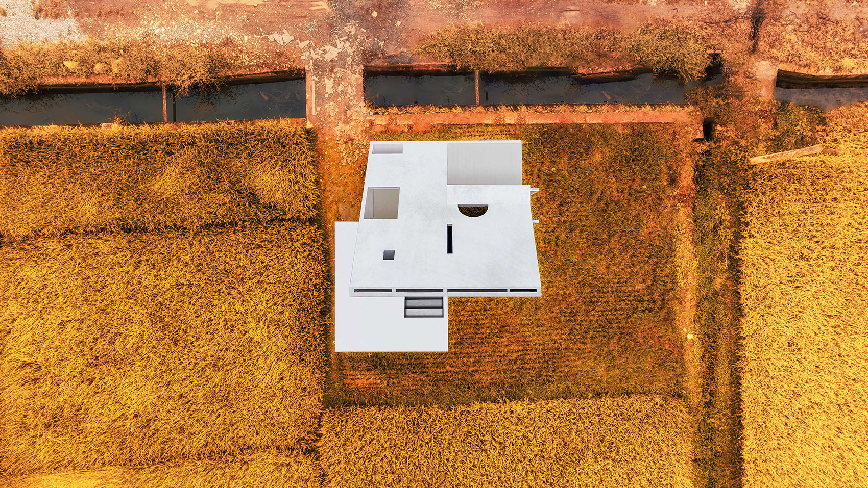 田野间的“碠”建筑 | 村民与游客的四季对话-23