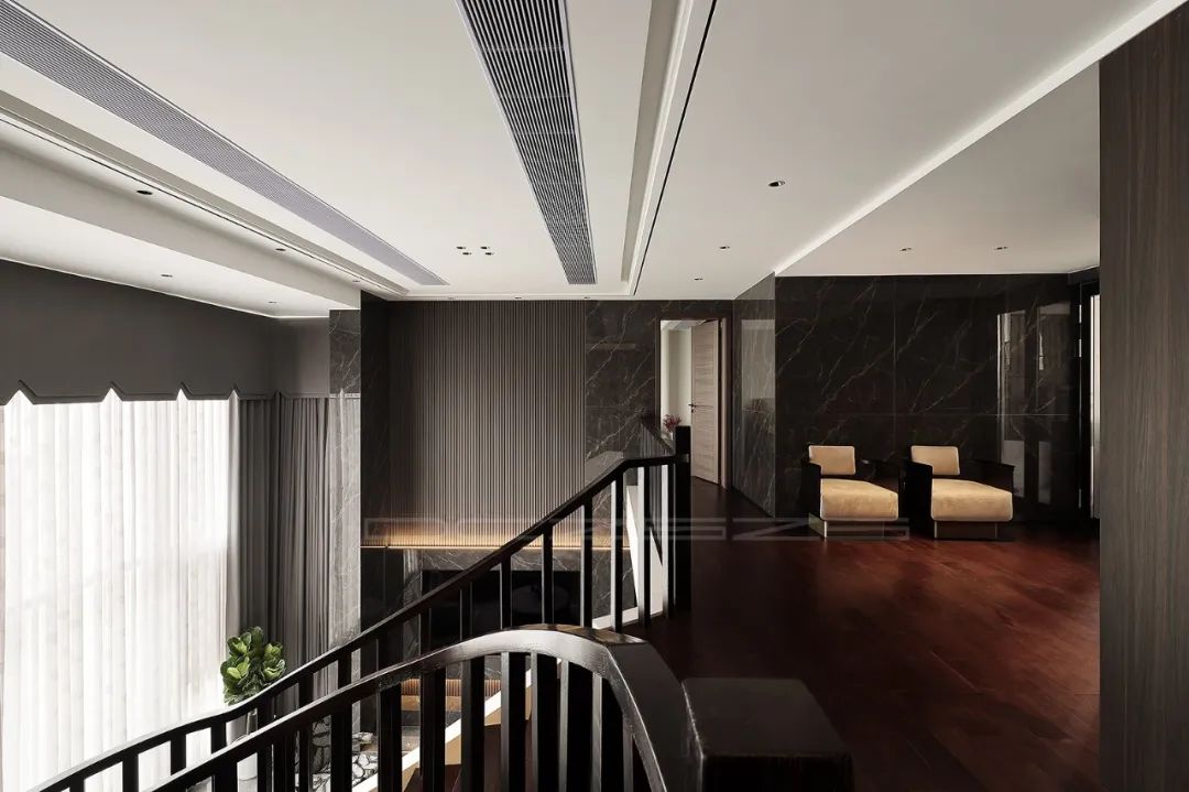 绿岛湖映月湾现代意式轻奢别墅设计丨木美空间设计-35