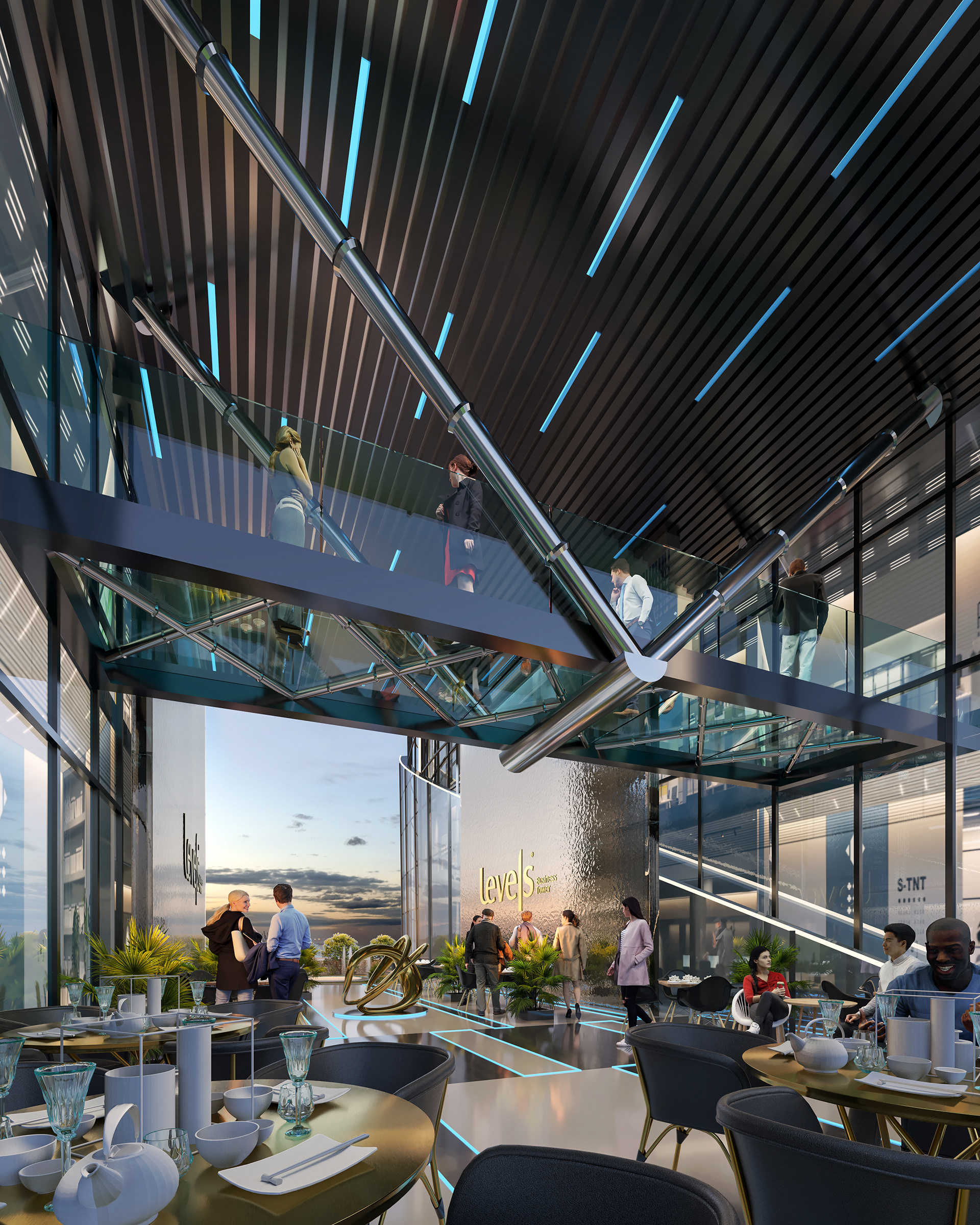 水平塔或层级塔丨埃及丨Urbanlanes Developments-22