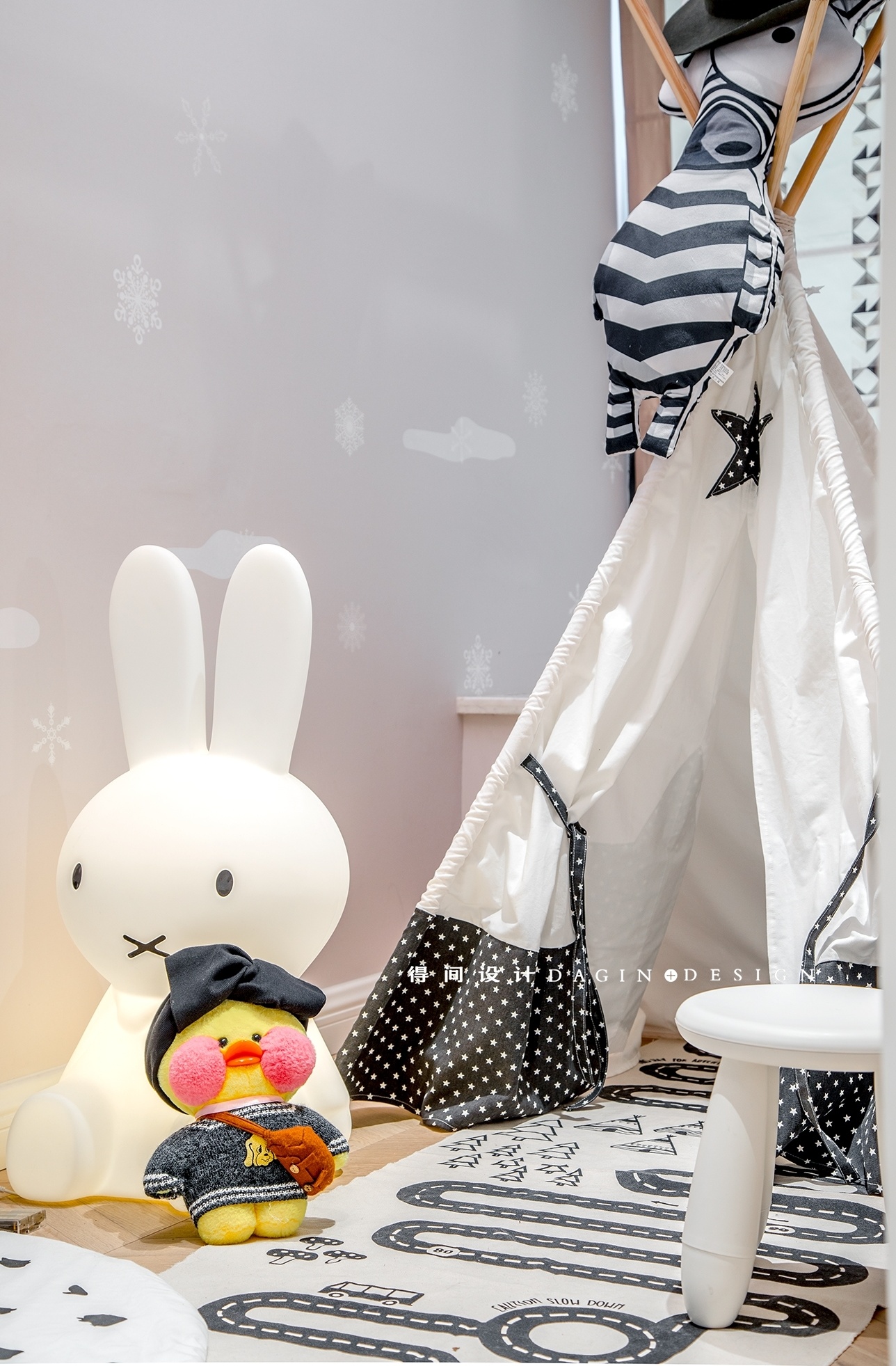 《情书》中的家 | 武汉绿地名邸公馆 130㎡四居室设计-63