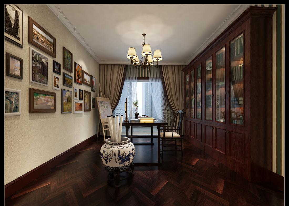 北京300平米大平层美式风格-12