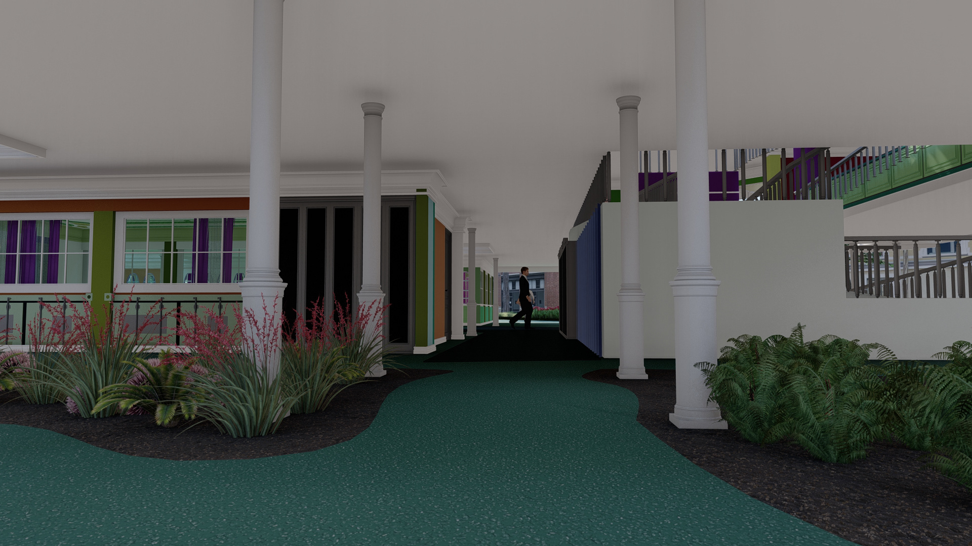 厄瓜多尔昆卡大学室内设计专业教学楼设计-81