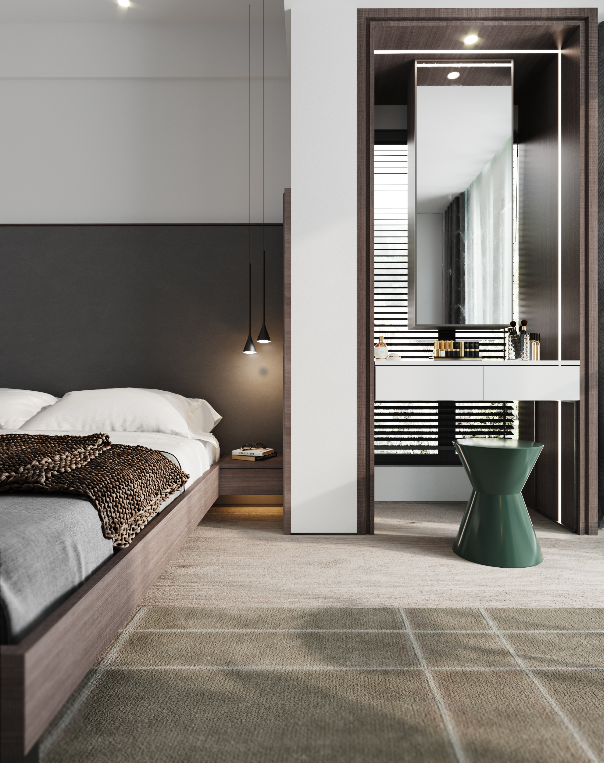 厦门林振宗设计事务所 | 现代简约风平层设计-24