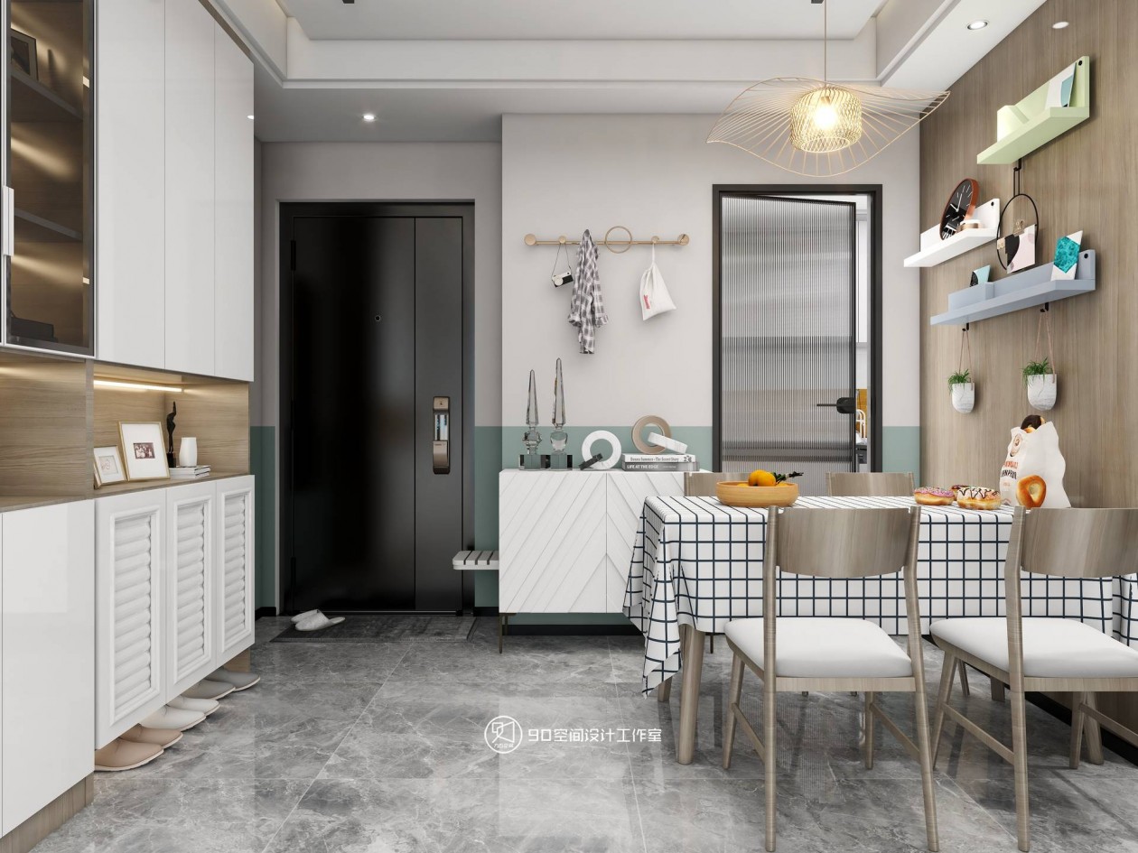 蜜雪冰城北欧风室内设计-23