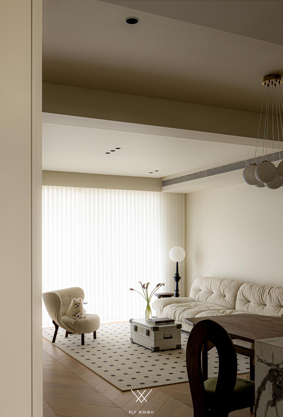 奶油风 LDK 一体化设计-14