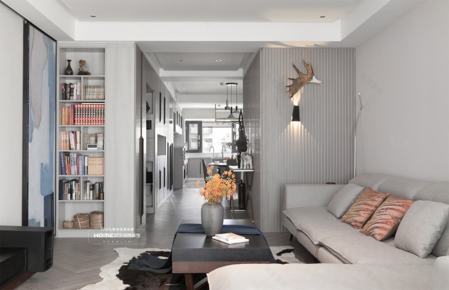 昆明·华润悦府现代简约冷灰色调家居设计丨中国昆明丨杨丽-23