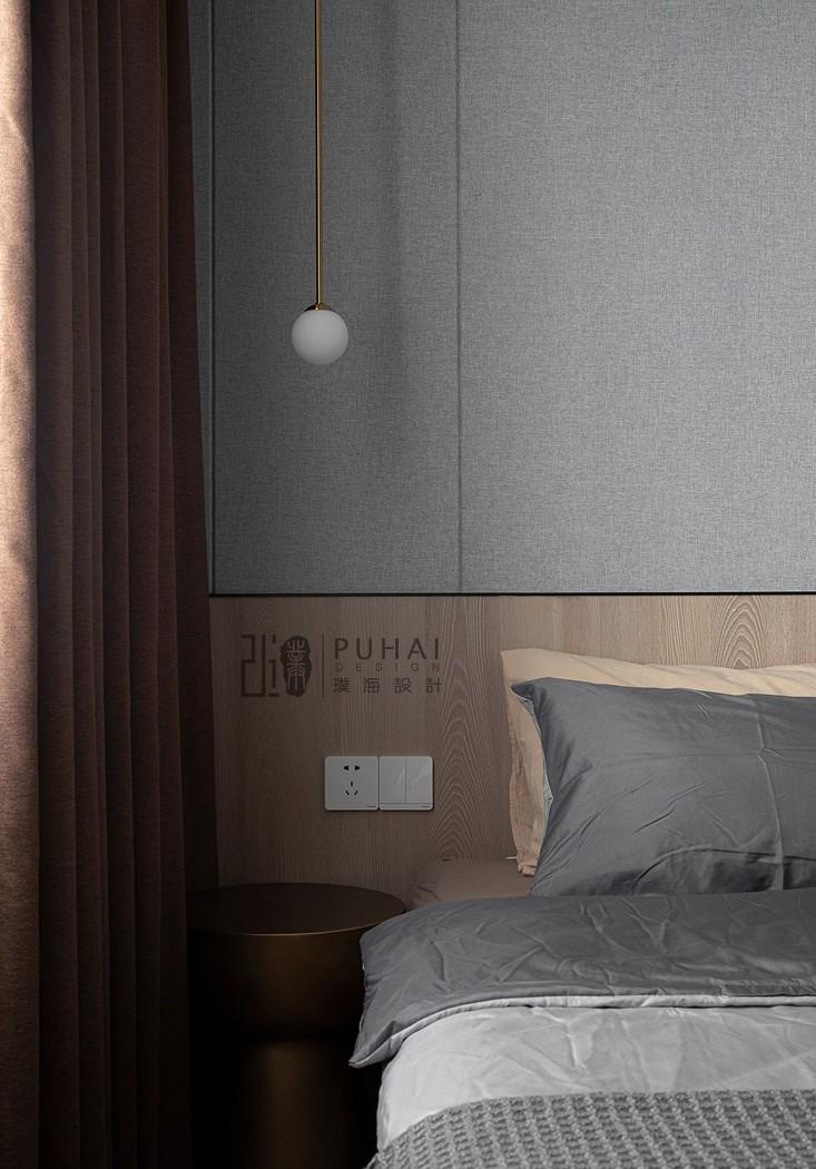 89㎡现代简约三居室，点亮生活的活力橙色沙发-28