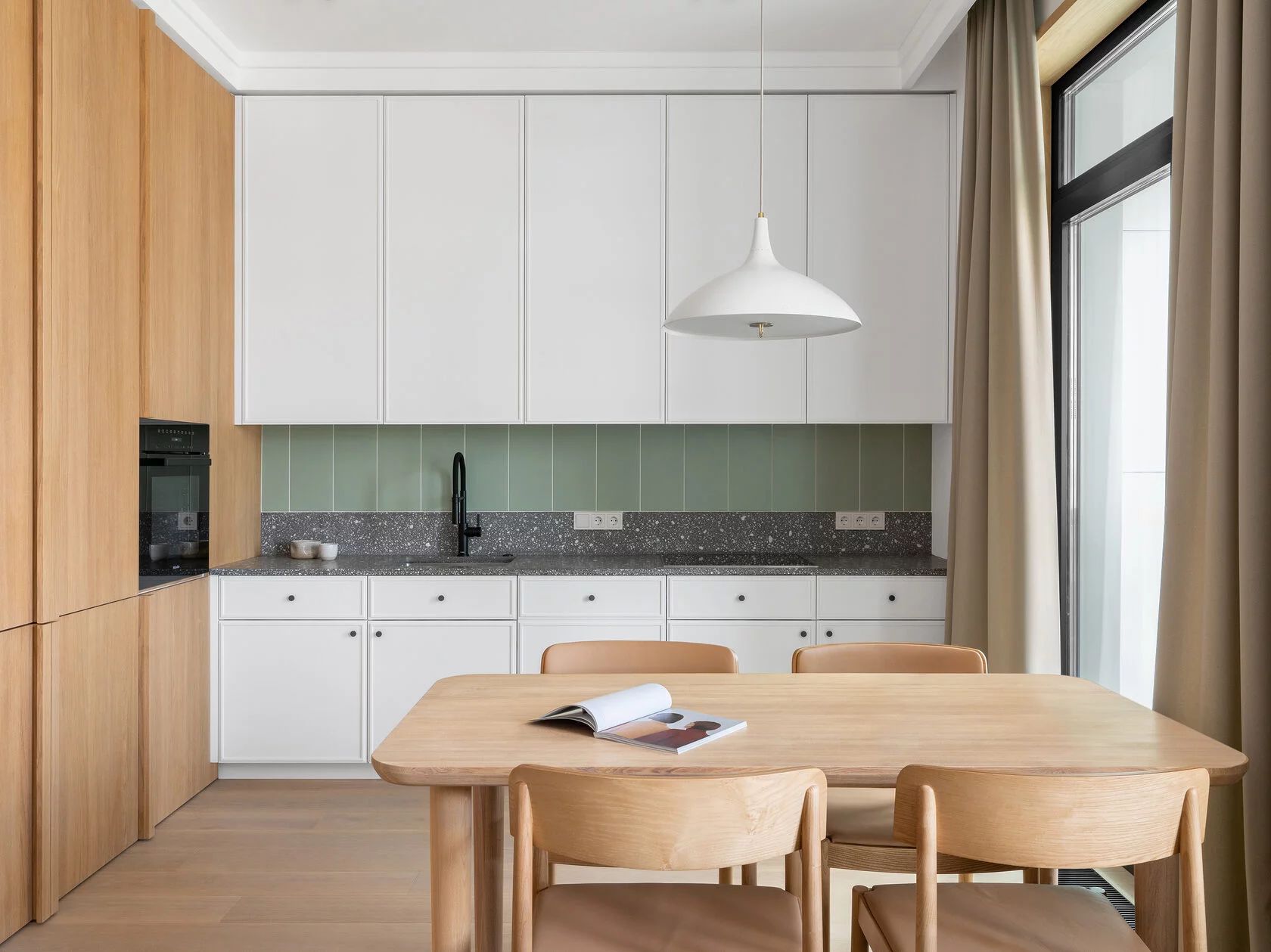 66㎡一居室,用一抹绿点亮整个空间丨俄罗斯莫斯科丨BUREAUSLOVO-16