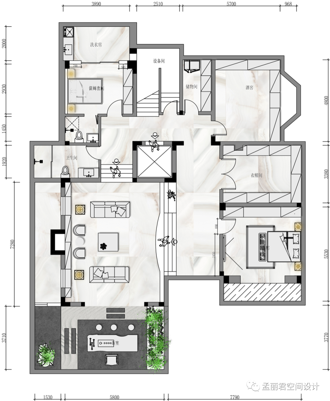 淄博华侨城湖心岛别墅设计丨中国淄博丨孟说-33