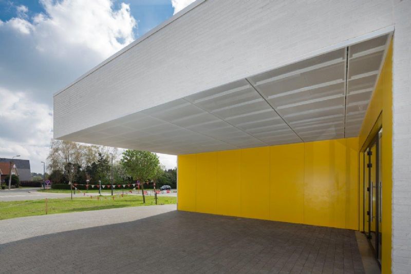 De Vogelzang Oostakker学校改造项目丨比利时东佛兰德-4