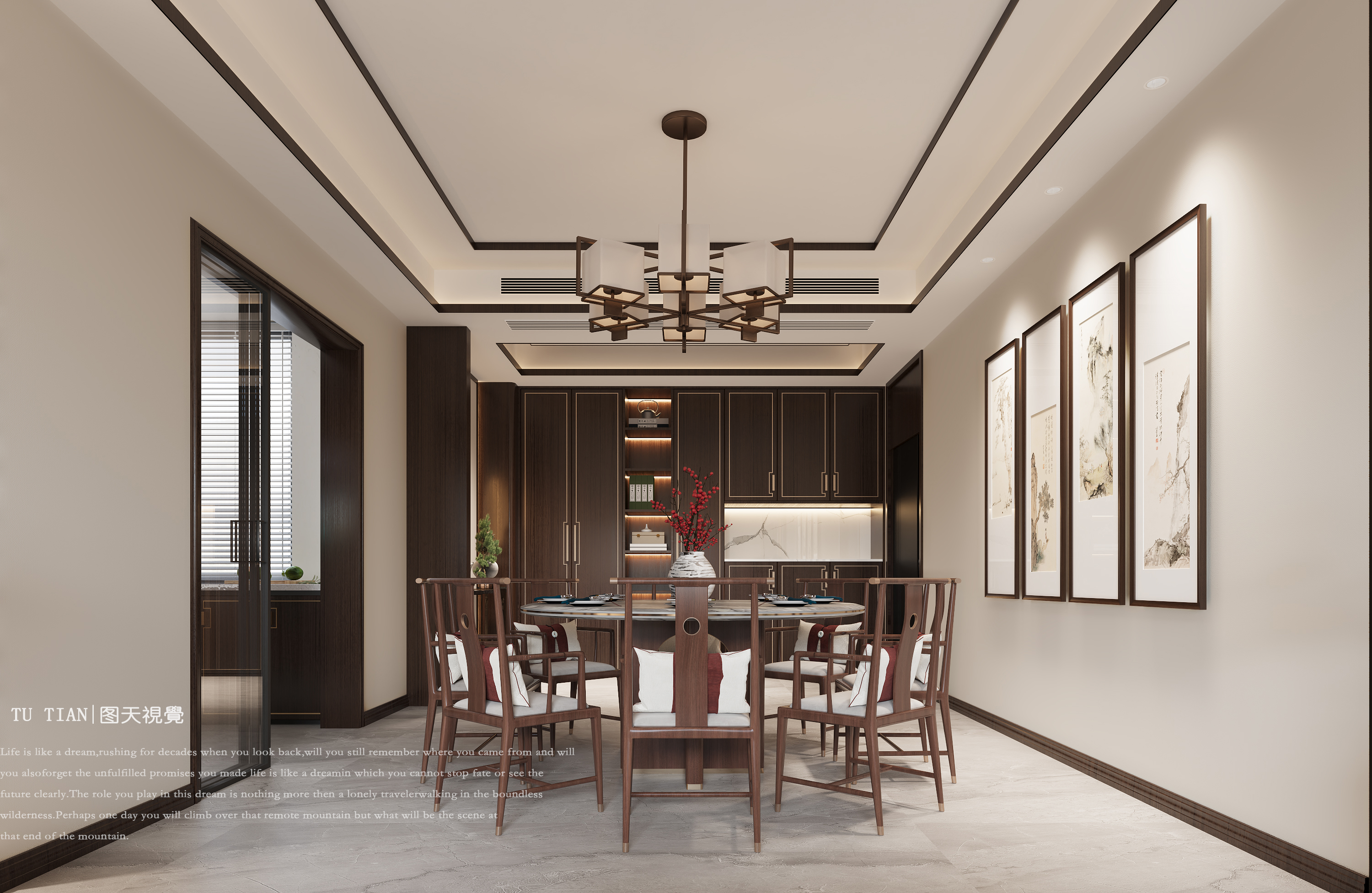 新中式风格 ~ 木韵东方 诗意归家-2