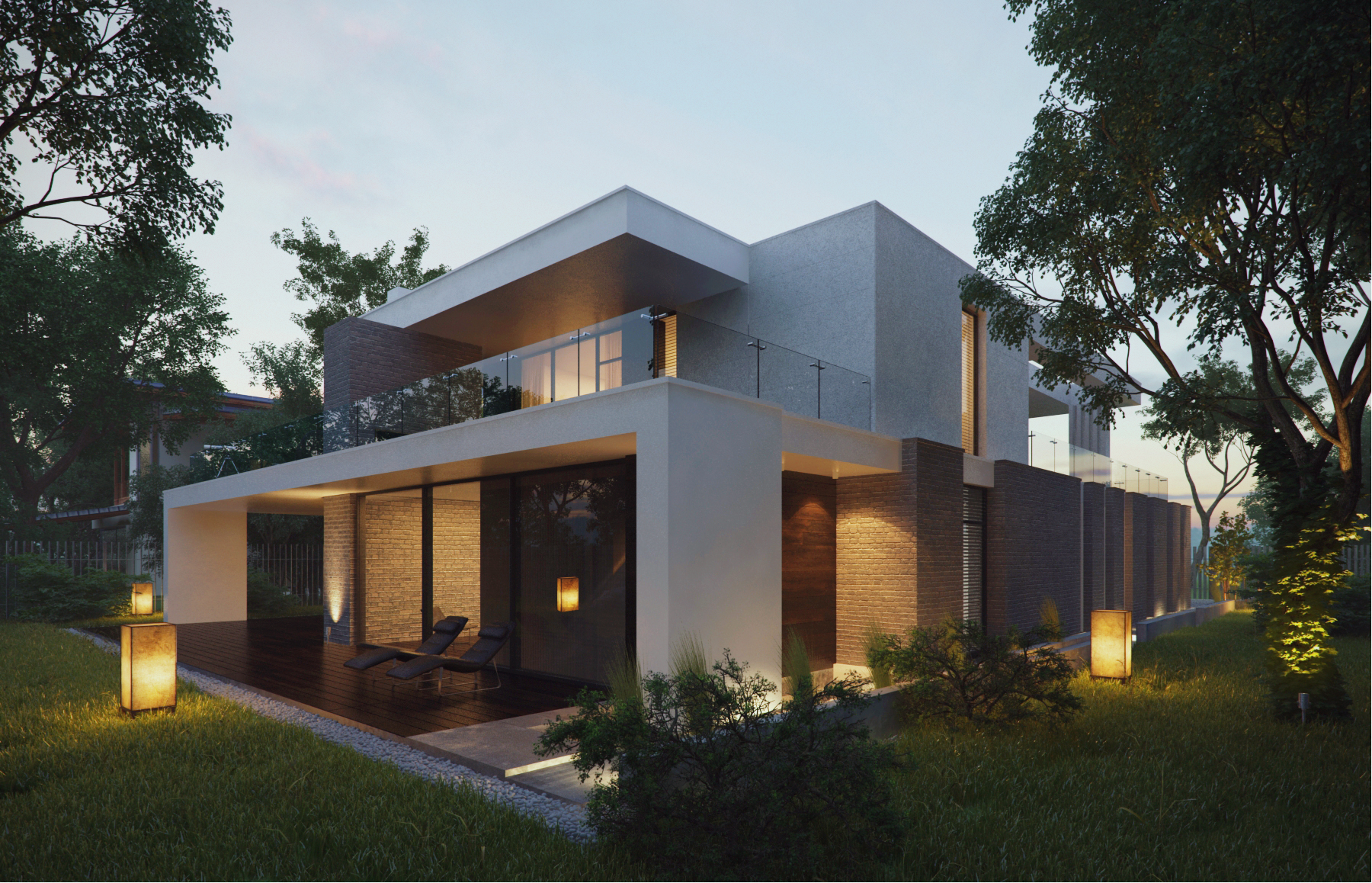 Country house in settlement _Between the forest and the river Alexandra Fedorova-1