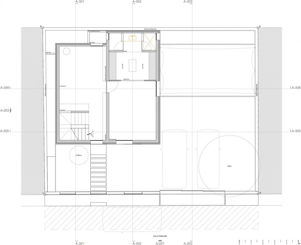 75平“黑色巨石”住宅 ︱Isauro Huizar-21