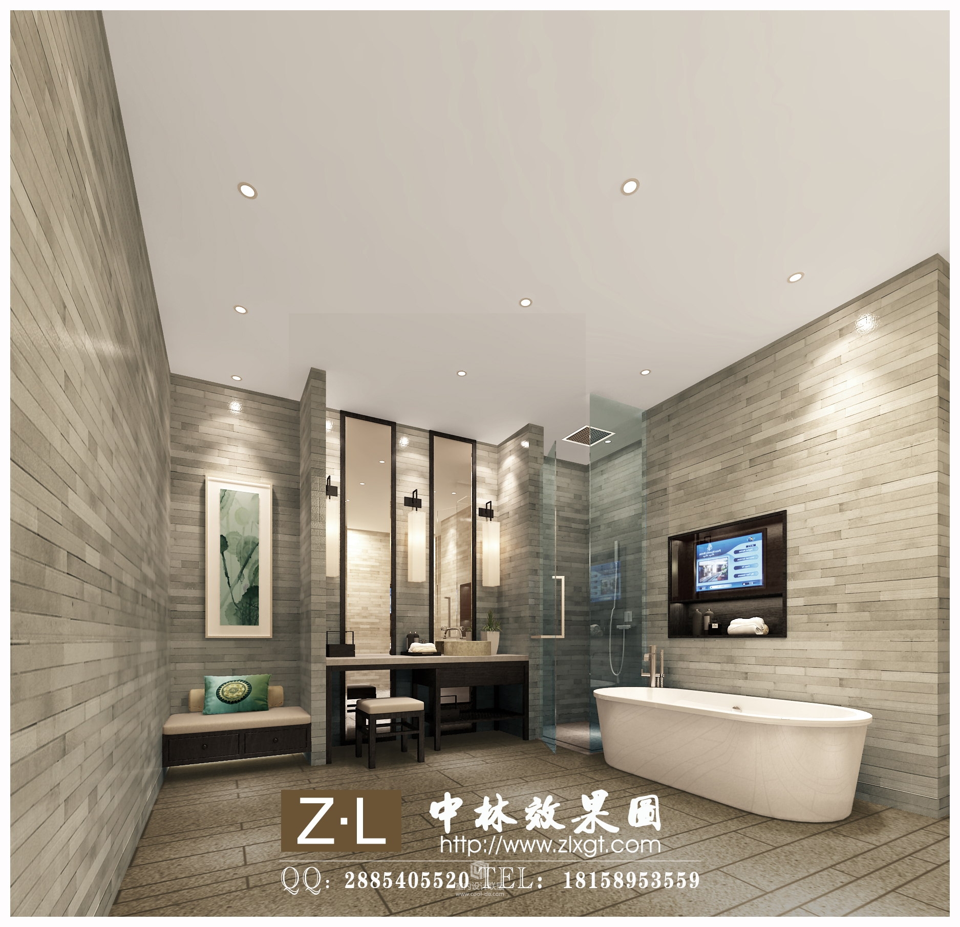 ■■■■■史上最牛X的简约中式禅意酒店效果■■■■■-13