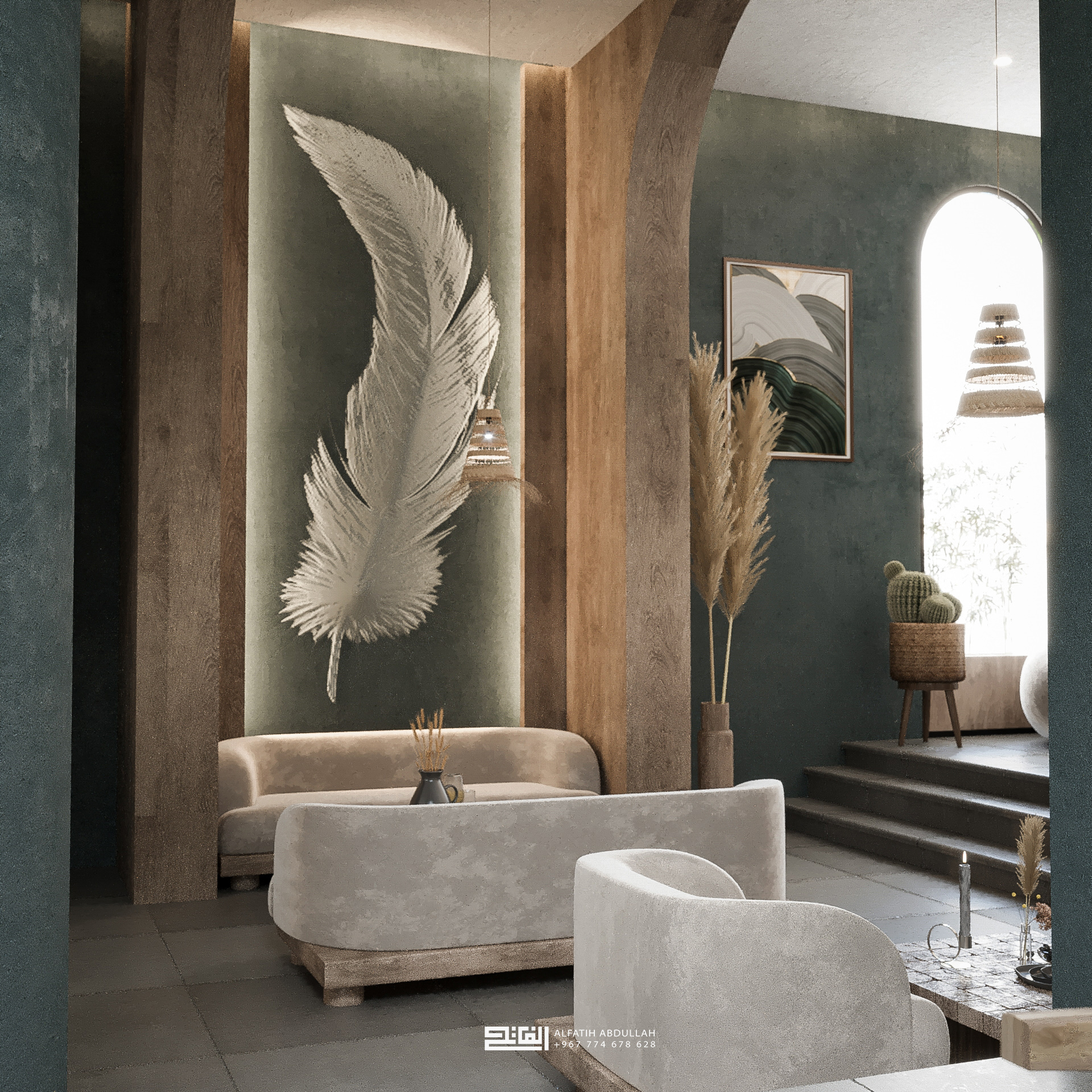 Suhail 酒店餐厅和接待处设计丨也门-14