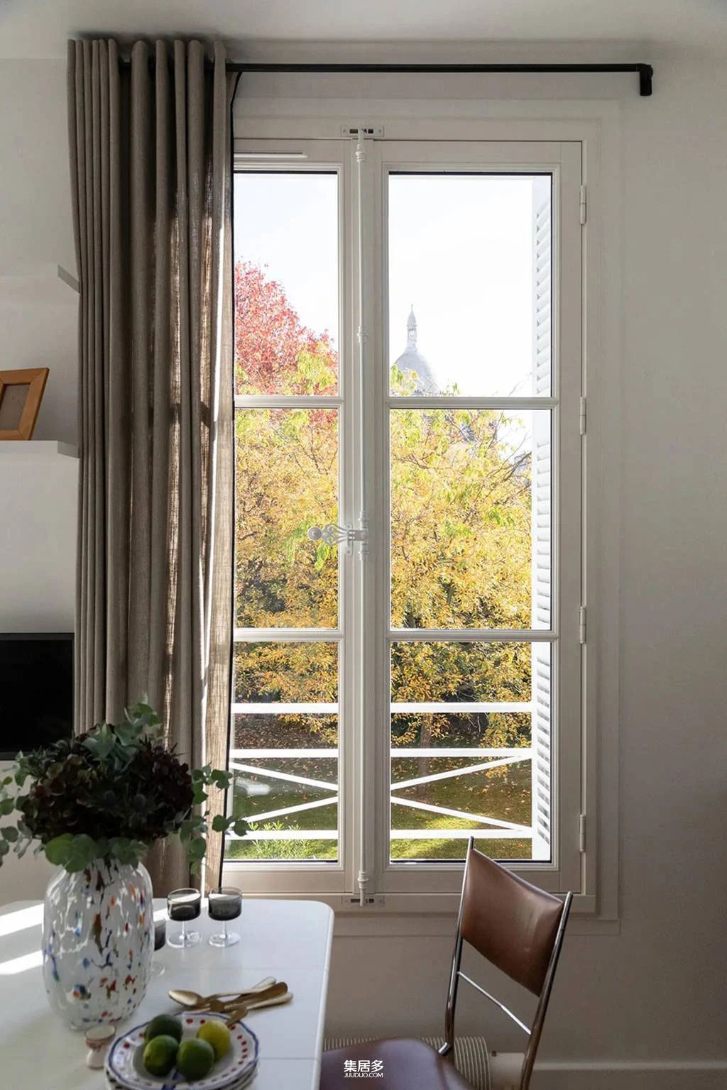 巴黎市中心 25 平方米白色小公寓丨法国巴黎-5