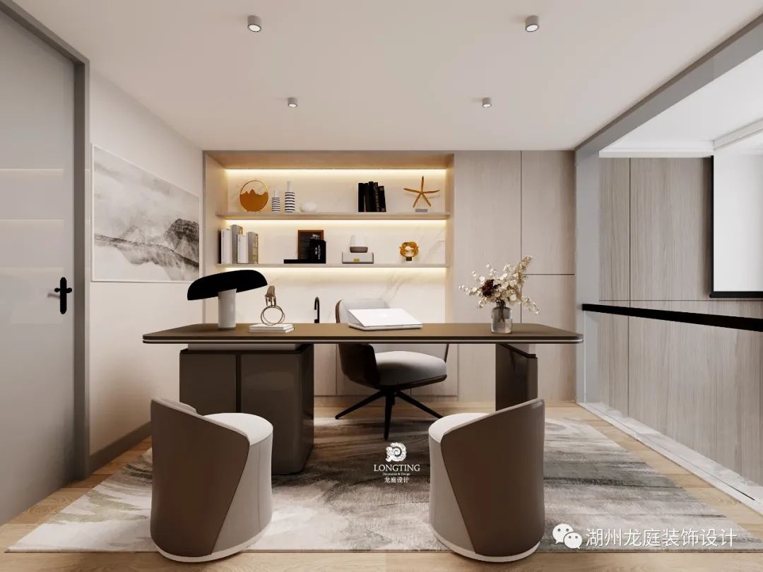 富力城现代简约排屋 | 精致半圆弧楼梯，开放式影音空间-57