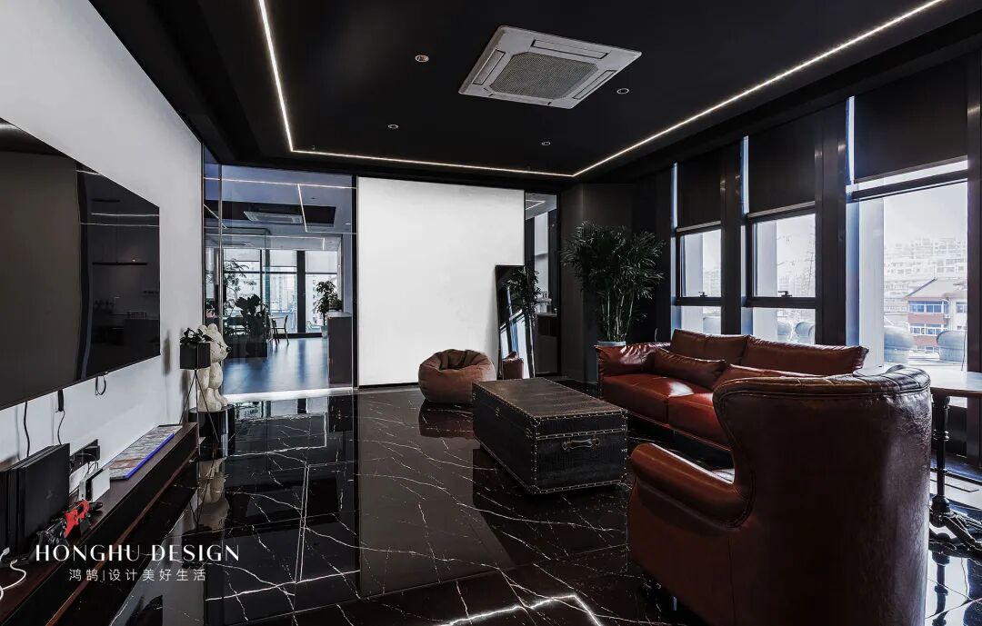 300㎡聚推传媒办公空间-17