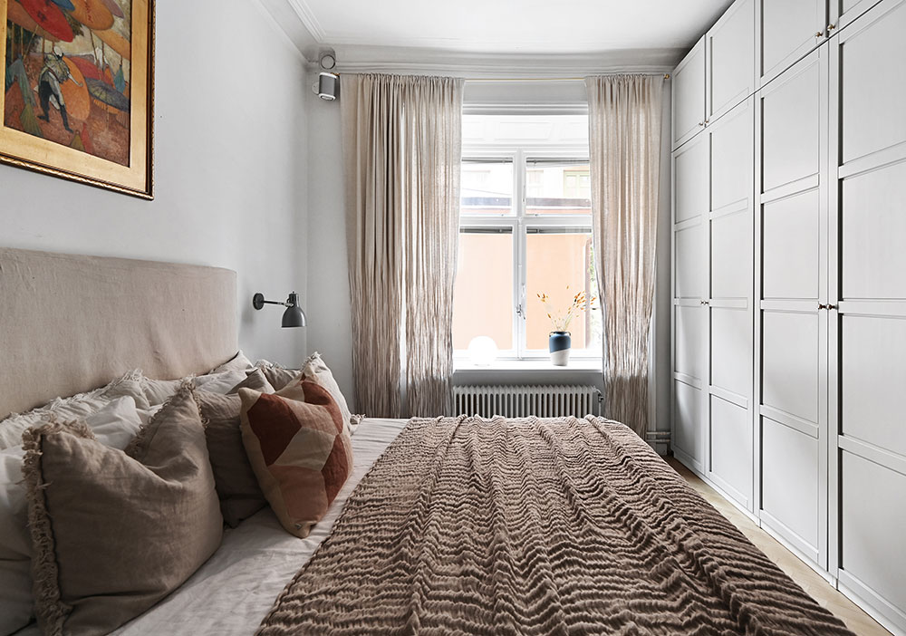 斯德哥尔摩明亮开放厨房公寓设计-12