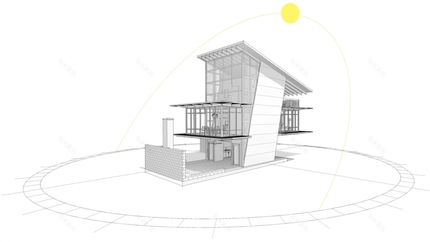 美国十颗橡树农场池塘别墅丨Holly And Smith Architects-61