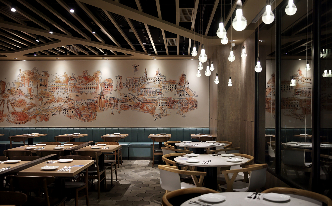 必胜客西式时尚休闲餐厅设计丨中国青岛丨艺鼎设计-23