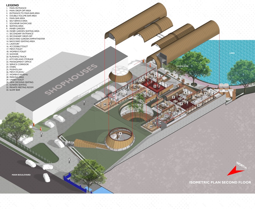 被坡地庇护的花园商业,RAD+ar丨印度-47