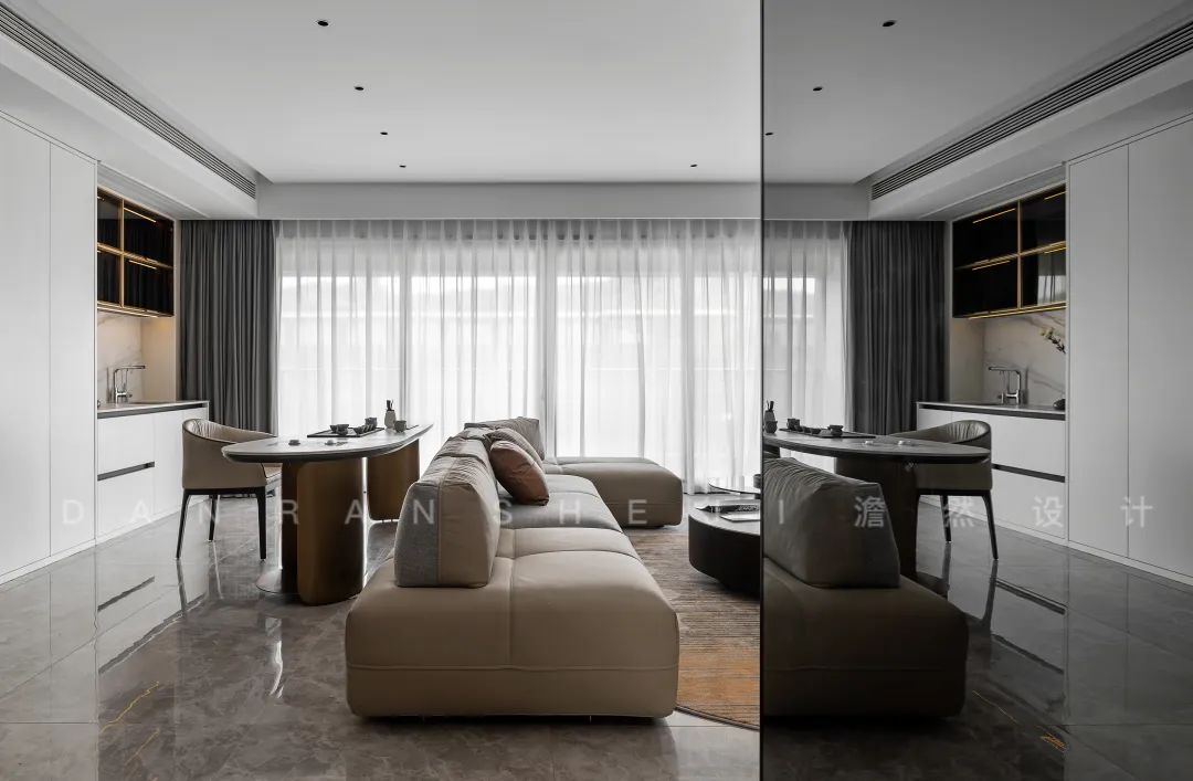 重庆舜山府现代雅奢住宅丨中国重庆丨澹然设计,橙色软装-37