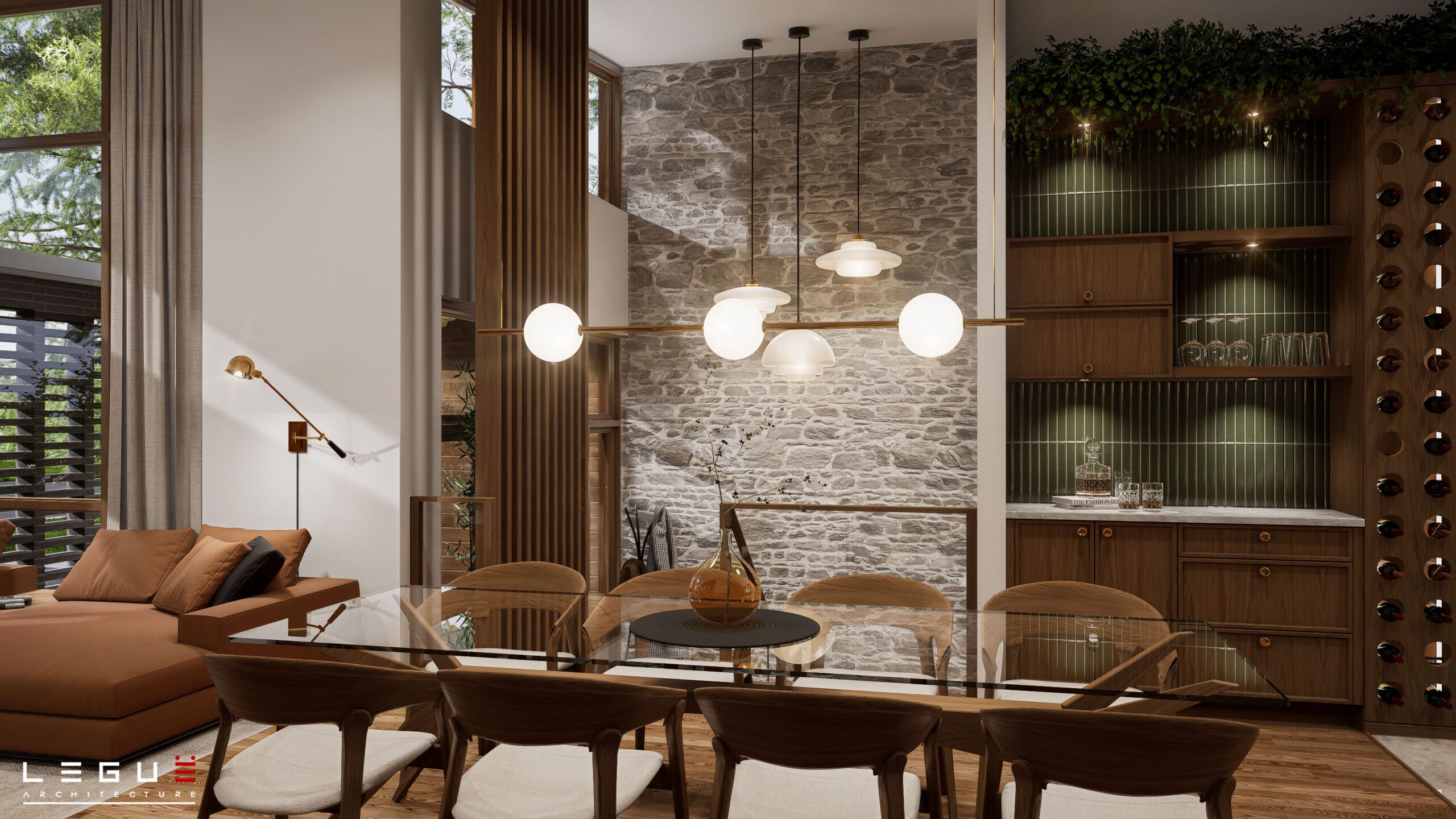 户型图 Ë·241 

注：Plan de maison常见意思是房屋平面图；户型图 ，这里Ë·241不太明确具体所指，按原文保留呈现 丨LEGUË architecture-37