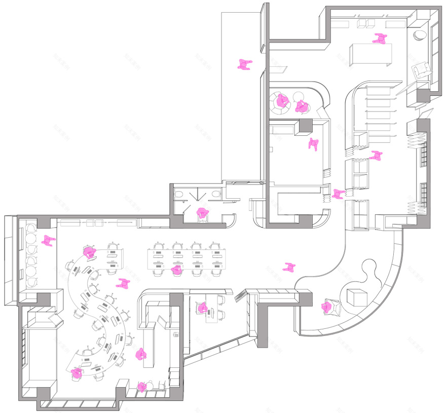 三千服饰办公室,南京 / 反几建筑-59