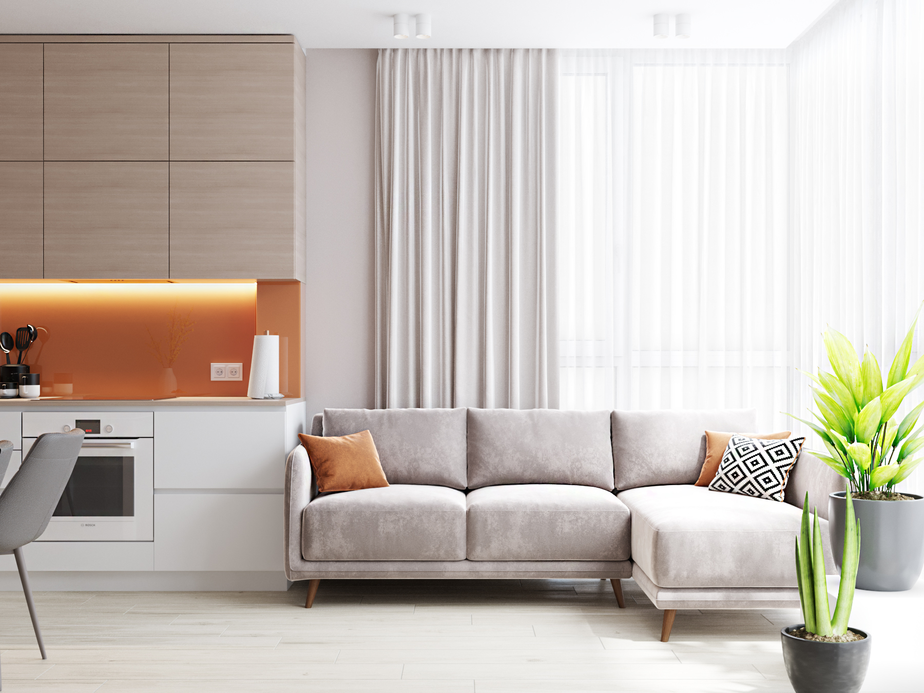 橘子 橘子厨房丨乌克兰基辅丨DVOETOCHIE,Julia Bratuniak-7