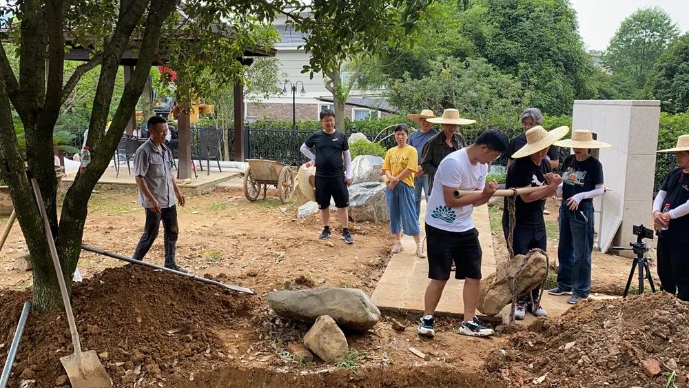 日式庭院营造系统班丨中国杭州丨草月流景观联合花园集-18