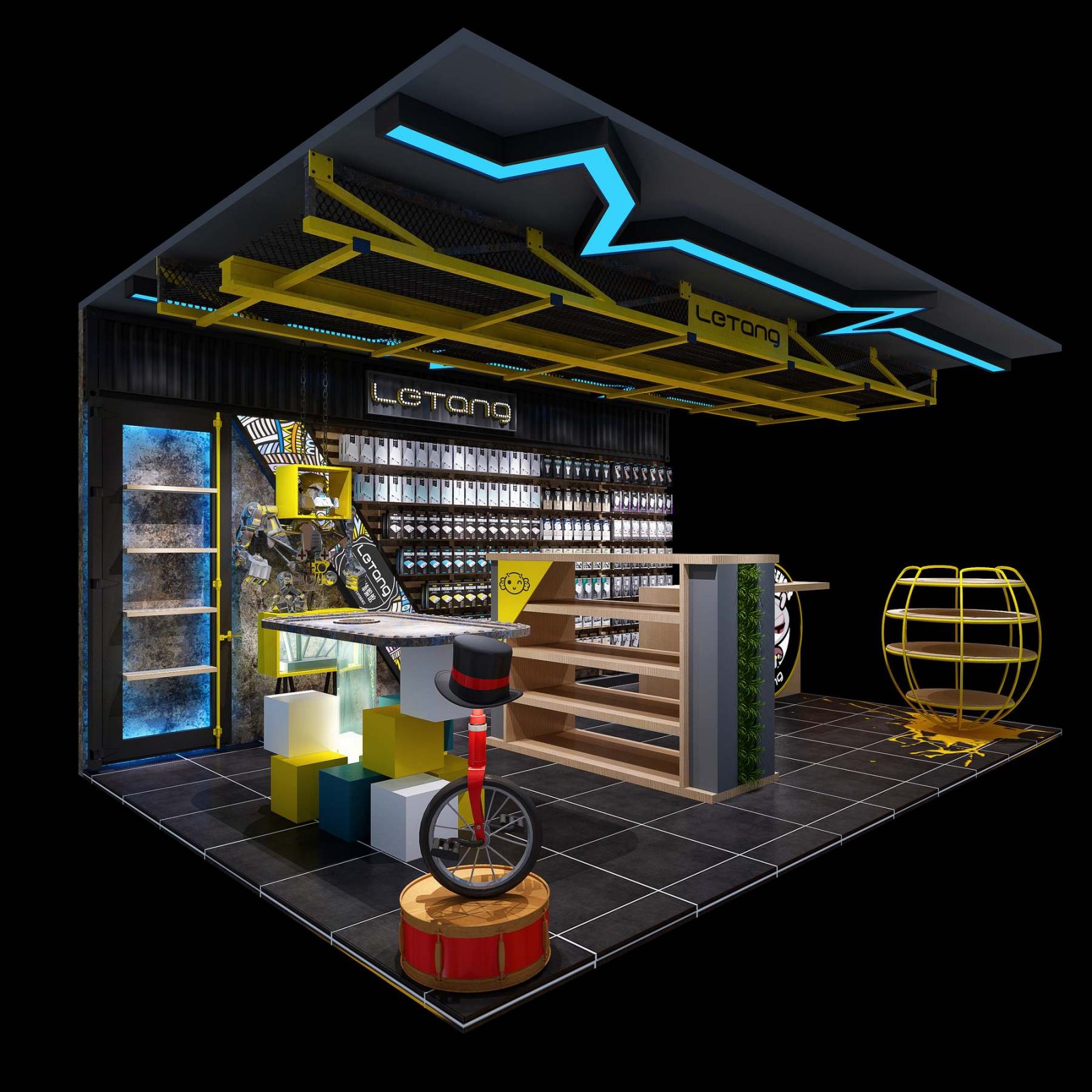 WYD+无影——乐糖虚拟一字型店B-5