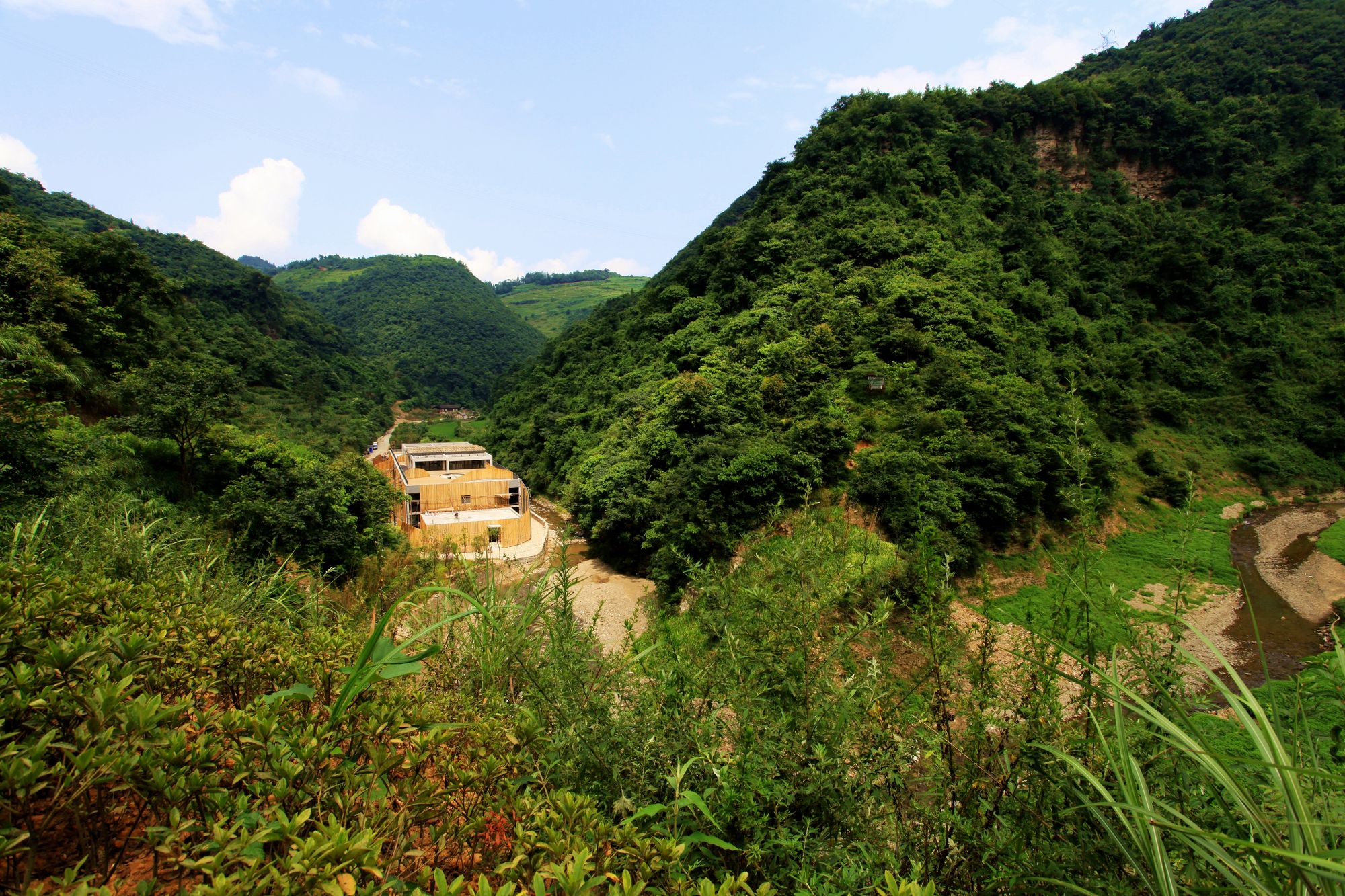 贵州海龙囤遗址管理房-13